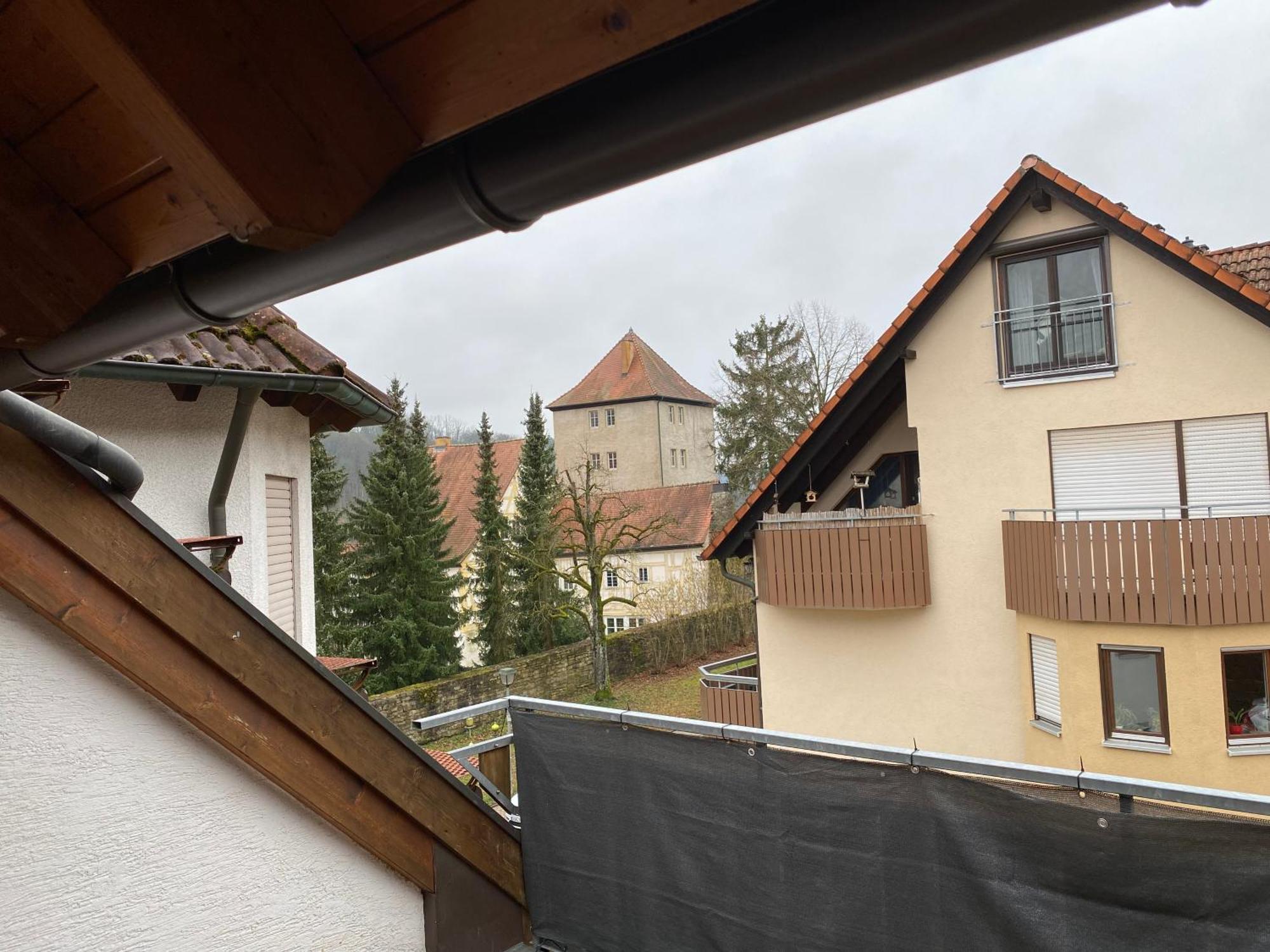 Appartement Am Kaibach - Kueche - Balkon - Bad Forchtenberg Exteriör bild